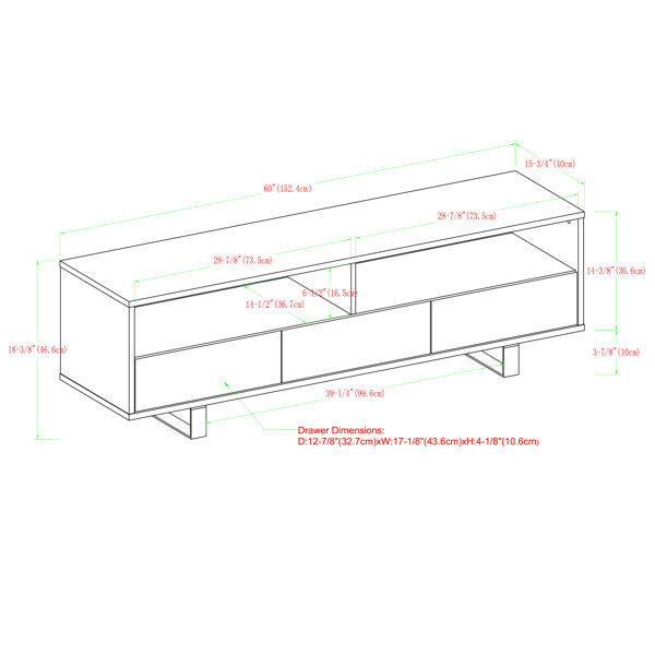 Brayden Studio TV-Lowboard Ehlers für TVs bis zu 65" & Bewertungen